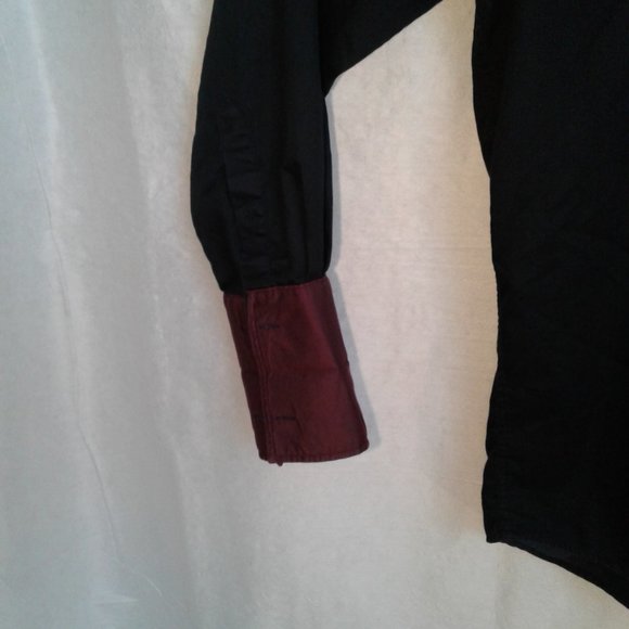 PIERRE CARDIN mens med long sleeve button up  shirt Y2K - Picture 3 of 10